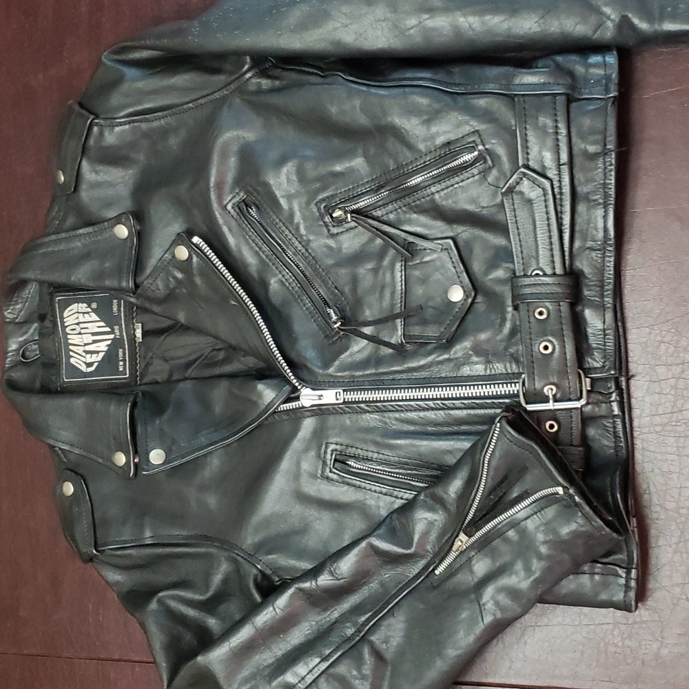 Diamond Leather Vintage Jacket